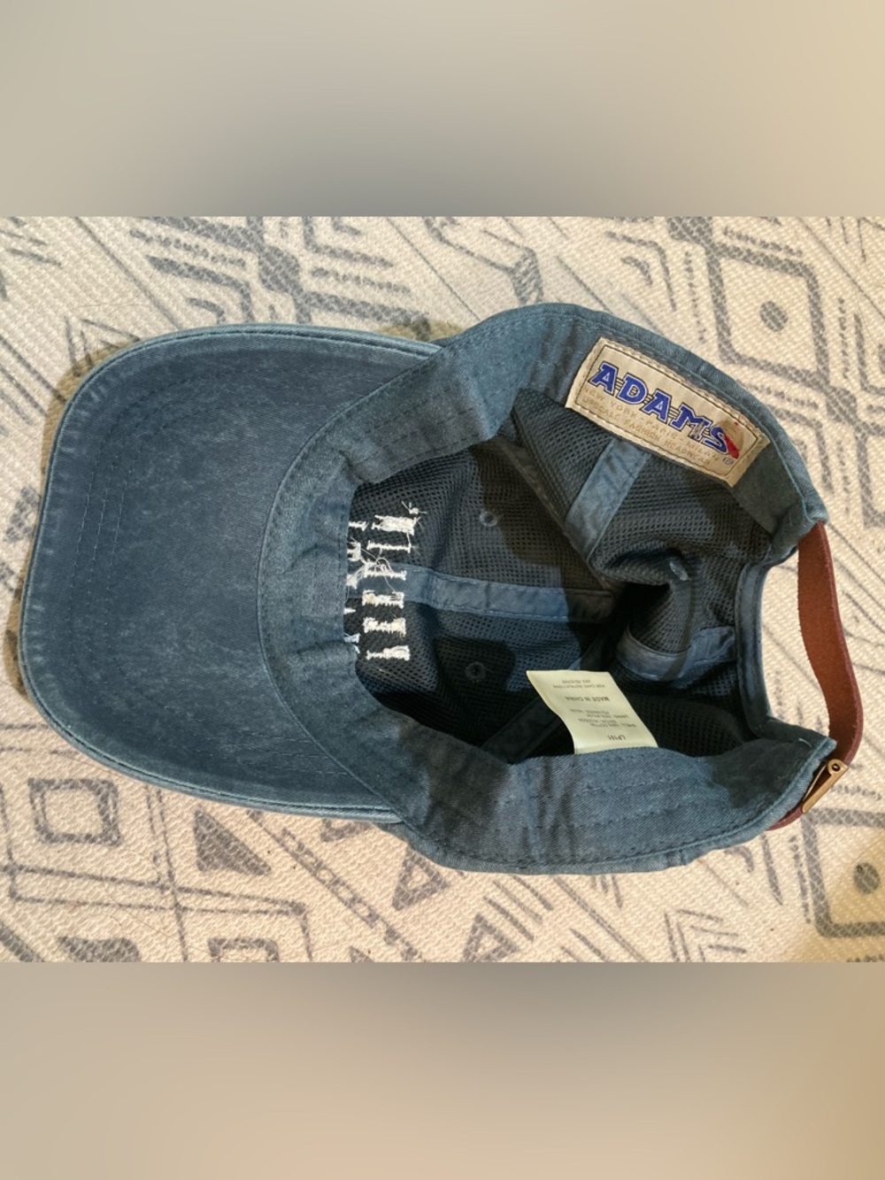 Adams Navy Blue 'Feelin' Nauti' Cotton Baseball Cap - Picture 4 of 5